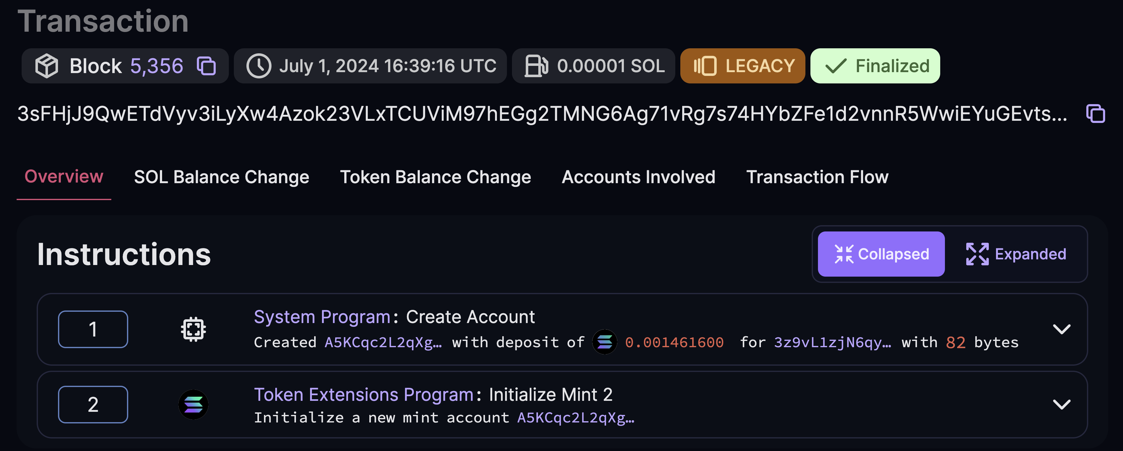 Create Token